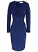VfEmage Womens Celebrity Sexy Deep V Ruched High Waist Bodycon Pencil Dress