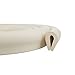 Elf Star U Shape Glass Table Edge Protectors Premium High Density Foam Baby Safety Bumper Guard 2X2 Meters (13 FT) Off White