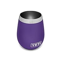 YETI Rambler 10 oz Stainless Steel Vacuum Insulated Wine Tumbler, Peak Purple