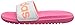 adidas Performance Voloomix XJ Slide Sandal,Pink/White/Flash Orange,5 M US Big Kid