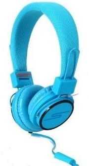 SoulBuddy "S-type" Headphone : Stylish Headphone/iPhone Microphone Headset for Phone &amp; PC [BLUE]