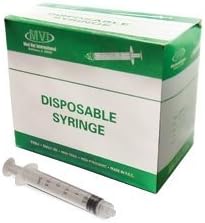 Syringes 3cc 3ml Sterile Luer Lock 100/bx