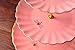 Jusalpha 3-tier Ceramic Cake Stand-cupcake Stand- Dessert Stand-tea Party Serving Platter TW3RG (Pink)
