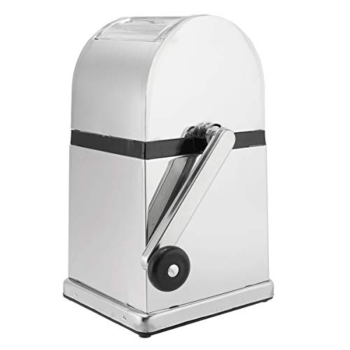 Tanchen Stainless Steel Home Bar Manual Ice Crusher Shaver Machine Tray & Scoop Maker