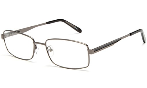 Newbee Fashion - Slim High Quality Metal Frame Durable Prescription Ready Clear Lens Glasses with Spring Hinge