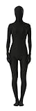 lttcbro Full Body Spandex Unisex Zentai Suit S Black