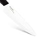 Kyocera Advanced Ceramic Revolution Series 7-inch Professional Chef's Knife, Black Handle, White Blade