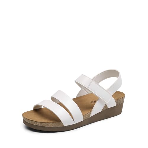 DREAM PAIRS Women's Low Heel Wedge Sandals