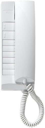 Unbekannt EX321 House Telephone 1+n Cable with Electronic Call and 2, Expandable to 8 Buttons, White