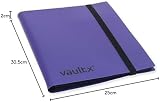 Vault X 9 Pocket Trading Card Binder 360 Standard Cards Purple Side-Loading view 6
