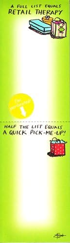 Retail Therapy Perforated Magnetic Refrigerator Note Pad