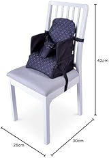 Red Kite Travel Booster Seat Soft Padded Seat Black with Storage view 8