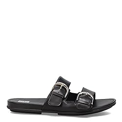 Fitflop Women's Slide Sandals, All Black, 11
