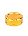CNC Billet Aluminum Cylinder Reservoir Cover/Rear Brake Fluid Reservoir Cap Cover For Yamaha YZF R1/R25/R3/R6 KAWASAKI Z1000/SX ZX6R/10R Z250/250R/300R/750/800 SUZUKI GSXR600/750/1000 (Gold)