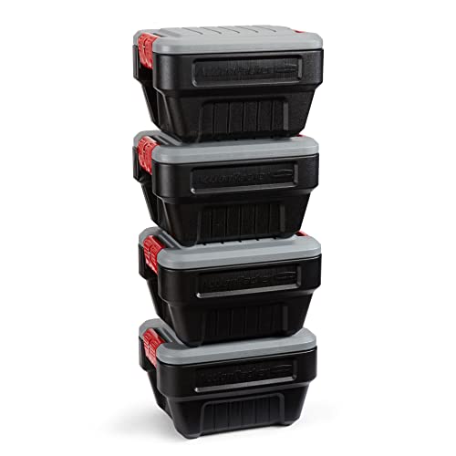 Storage Bins With Wheels Pack) Rubbermaid Gallon Action Packer