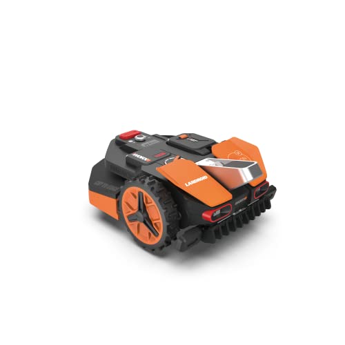 WORX Landroid Vision M800 Robotic Lawnmower WR208E.1 for Gardens up to 800 m² - Intelligent Robotic Lawnmower without Boundary Cable - WiFi & Bluetooth - Active Obstacle Avoidance with AI Technology -