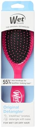 Wet Brush Detangling Hair Brush - Punchy Pink - IntelliFlex Bristles view 11