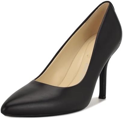 NINE WEST Women's FIFTH9X Fifth Pointy Toe Pumps, Black Calf