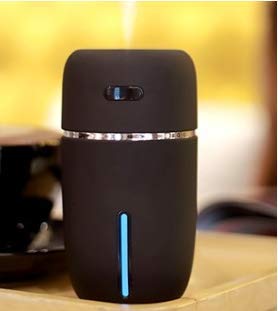 Riloer New Small I Humidifier Usb Water Counter Office Air Purifier Mini Car Humidifier, Black