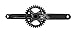 SRAM GX 1000 GXP Black X-SYNC 32T Crankset, 175mm