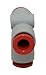 SMC KQ2T07-00A PBT Push-to-Connect Tube Fitting, Union Tee, 1/4