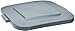 Rubbermaid Commercial Products BRUTE Square Bin Storage Container Lid, 28-Gallon, Gray (FG352700GRAY)