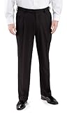 Winthrop & Church Men's Pleated Front Super 100's Wool Trouser