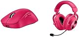 Logitech G PRO X 2 DEX Wireless Mouse 32K DPI USB-C Magenta