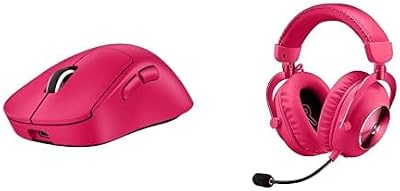 Logitech G PRO X 2 DEX Wireless Mouse 32K DPI USB-C Magenta