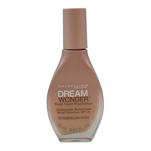 2 Pack- Maybelline Dream Wonder Fluid-Touch Foundation #10 Porcelain Ivory