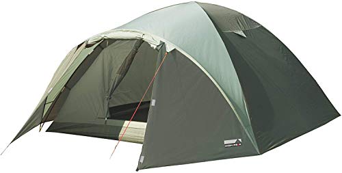 High Peak Kuppelzelt Nevada 4, Campingzelt mit Vorbau, Iglu-Zelt für 4 Personen, doppelwandig, 2.000 mm wasserdicht, Ventilationssystem, Wetterschutz-