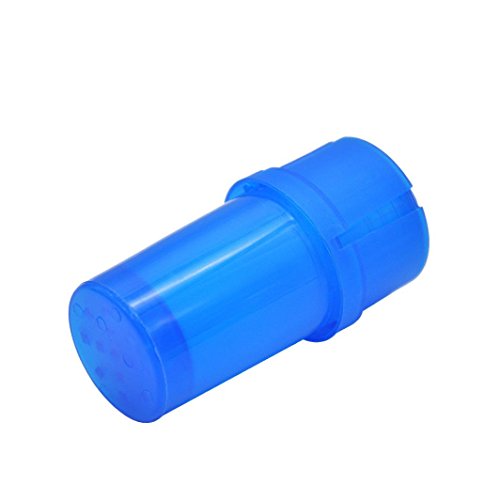 Botrong 3 Parts Spice Mill Plastic Herb Grinder Can Tobacco Storage Case (Random Color, 1 Piece) - Thumbnail 2