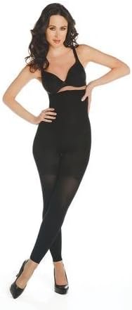 ShaToBu Get Fit! Calorie Burning High Waist Shaping Footless Tights M Black