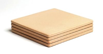 Pizzacraft Square ThermaBond Baking Pizza Stone - For Oven or Grill