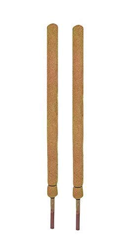 COIR GARDEN Coir Moss Stick/ Coco Pole for Climbing Indoor/Money Plants, 3ft, 91cm (3FT2, Brown) - Set Of 2