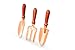 Monarch 3 Piece Pure Copper Garden Tool Set (Weeding Fork, Trowel and Garden Transplanter)