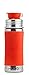 Pura Sport Mini 11oz/325ml Bottle w/Sleeve & Silicone Big Mouth Sport Top - Stainless Steel, Leak-Proof & Spill-Proof for Kids, Toddlers, Preschoolers - Orange