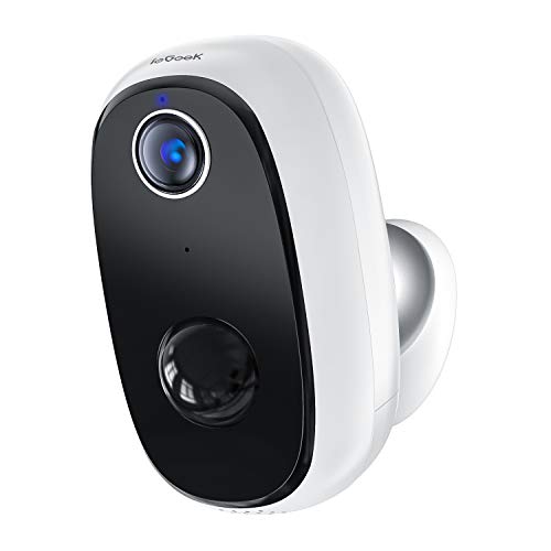 ieGeek Wireless Security Camera Outdoor with Rechargeable 10000mAh