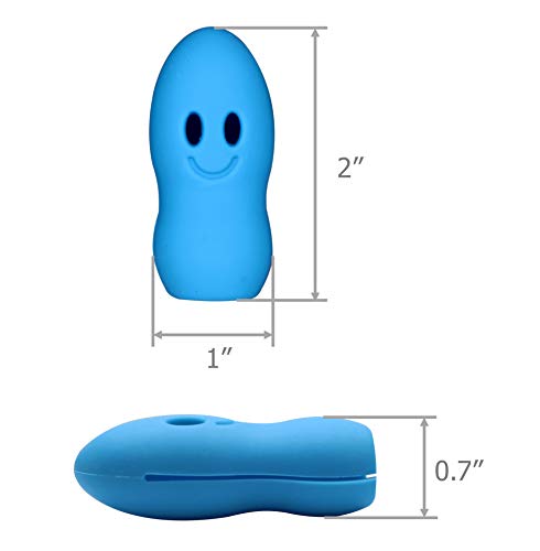 Excelity Set of 4 Silicone Toothbrush Head Cover Protective Case Against Soap, Dirt and Hair for Travel Home Camping - Thumbnail 6