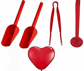 Candy Buffet Scoop Set (Red)