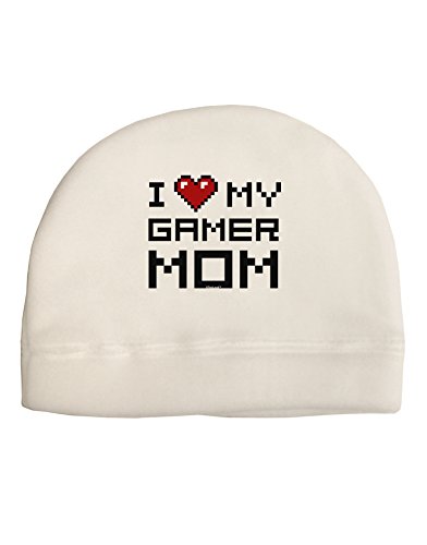 TooLoud I Heart My Gamer Mom Adult Fleece Beanie Cap Hat