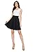 MBJ WB829 Womens Flirty Flare Skirt XL Black