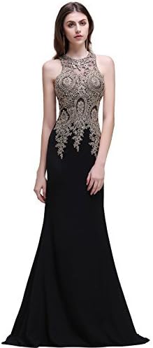 Misshow Women's Lace Mermaid Evening Gowns Long Formal Ball Gala Cocktail Dress