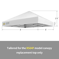 CROWN SHADES 8x8 Canopy Replacement Top - Only