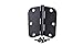 (Pack of 50) Kesler 3 1/2 Inch Oil Rubbed Bronze Door Hinges (5/8" Radius Corners) primary