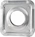 Aluminum Foil Square Gas Stove Burner Covers – Disposable Bib Liners for Kitchen Gas Range Top - Keep Your Gas Range Clean with DCS Deals Drip Pans - 8.5 x 8.5 x .5” Inch (pack of 40)
