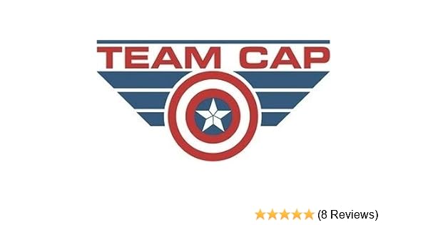 Amazon Com 5 Inch Team Cap Logo Captain America Shield Civil War Marvel Avengers Comics Removable Wall Decal Sticker Art Home Decor Kids Room Boys Decoration 5 X 2 1 2 Inches Home Kitchen