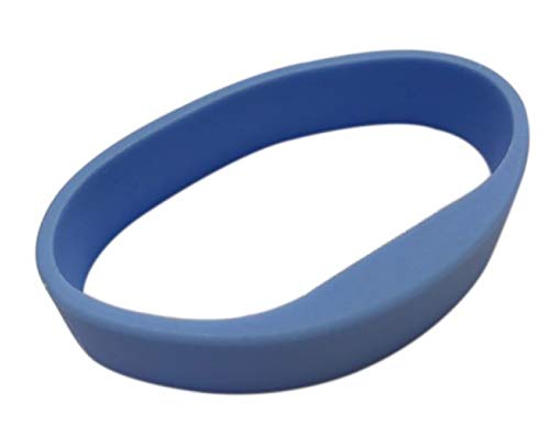 Salto WBM01KBM 1K Blue Silicone Wristband - Adult Size (1)