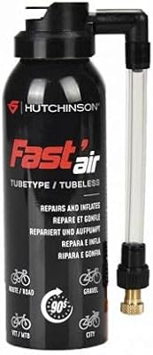 - Fast'Air - Pannenschutzspray - Repariert & Pumpt den Reifen wieder auf - Express-Reparatur in 90 Sekunden - Für Straßen-, MTB- & City-Reifen (Tubetype & Tubeless) - 125 ml