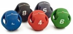 Precision Training PT 6kg Twin Handle Medicine Ball by Precisuion Training